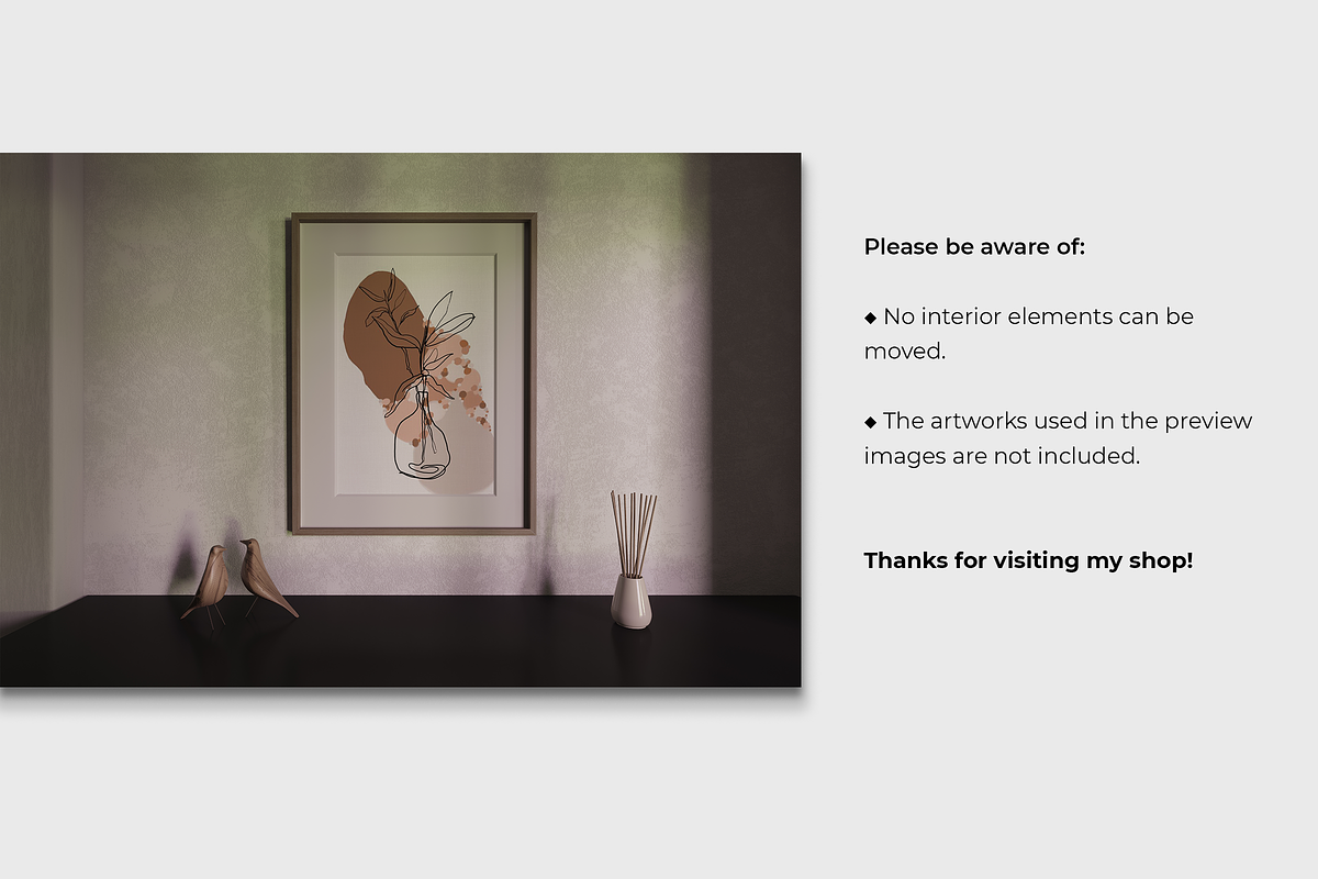 Sunrise Shadows | 6 Frame Mockups, a Print Template by Creative Studio HZ (Photo 4 of 4)