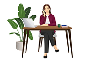 Business Woman Character Pack, a Person Illustration by Volha Hlinskaya (Thumbnail 3 of 11)