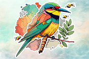 Cute Bird Clipart Bundle, a Seasonal Illustration by Craft Nest (Thumbnail 4 of 5)