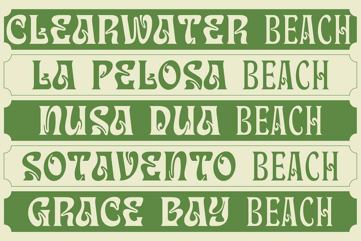 SP GELASKY Psychedelic Font, a Serif Font by Sup.Port Studio (Photo 4 of 16)