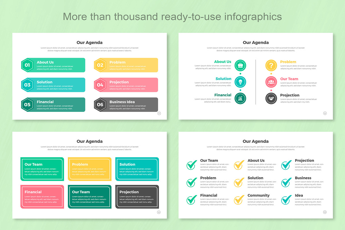 Agenda infographic Keynote, a Templates & Theme by Mighty-Slide (Photo 6 of 8)