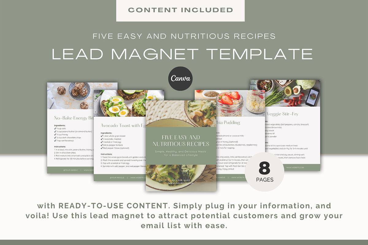 Health & Wellness Design Bundle, a Branding & Logo Template by Gebers Marketing & Design (Photo 9 of 10)