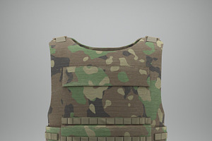 Military Woodland Tactical Vest