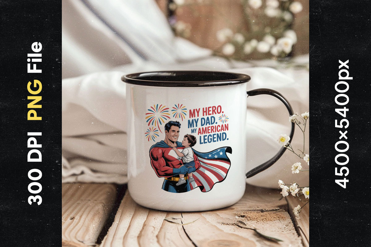 4th of July Father’s Day PNG Bundle, an Object Graphic by GlitterCraft (Photo 40 of 61)
