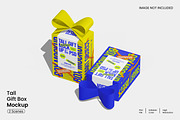 Gift Box Mockup, a Packaging Mockup by Unerispace (Thumbnail 1 of 3)