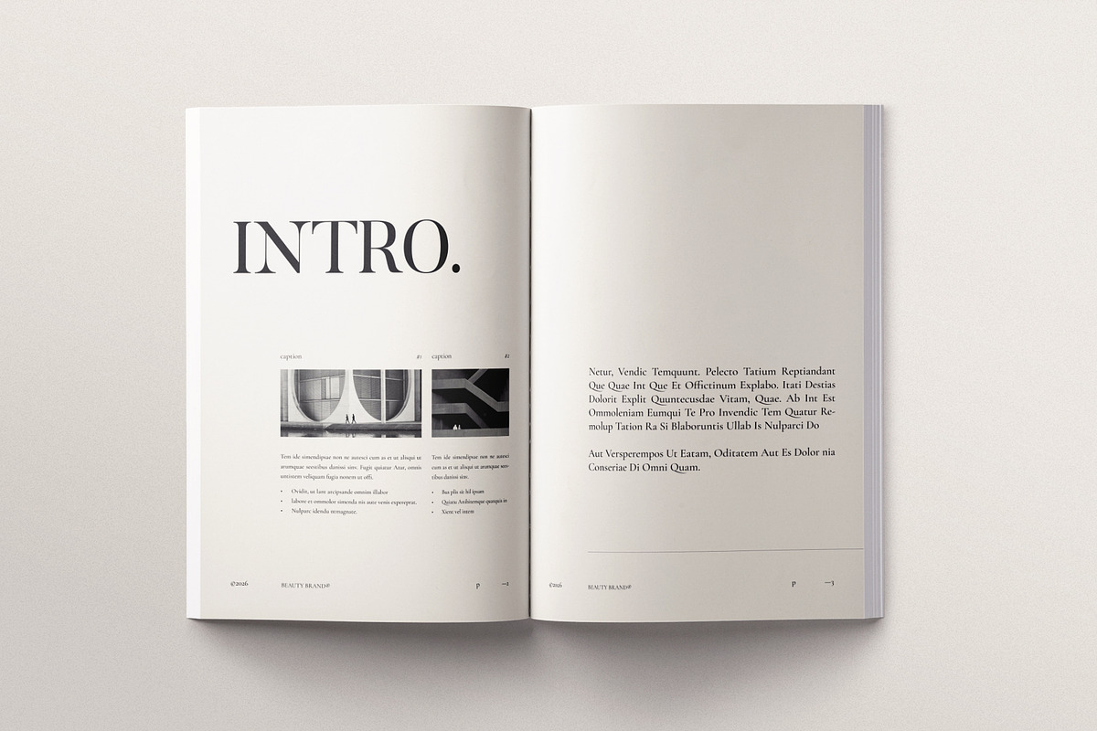 Architecture Magazine Template, a Magazine Template by ArtisanaAura (Photo 3 of 15)