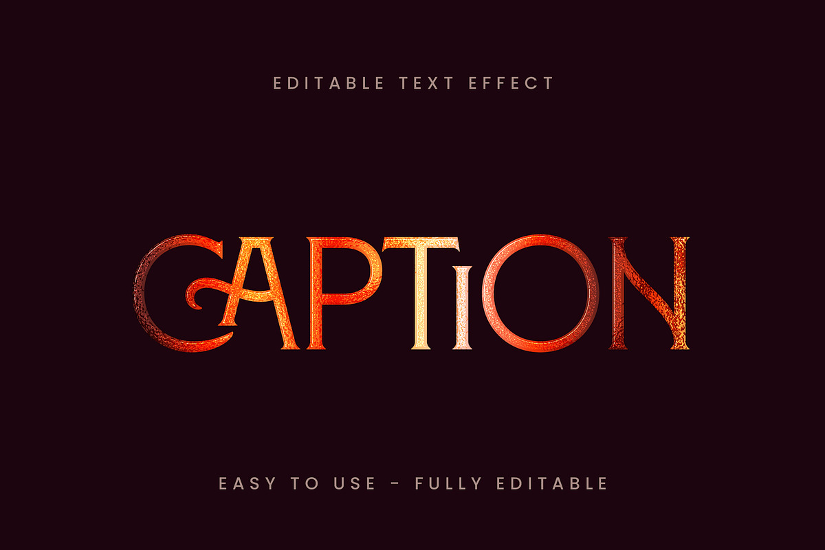 Elegant Vintage Gradient Text Effect