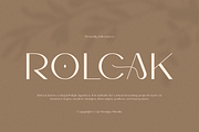 Rolcak - Fashion Brand Font, a Sans Serif Font by QR Design Studio (Thumbnail 1 of 16)