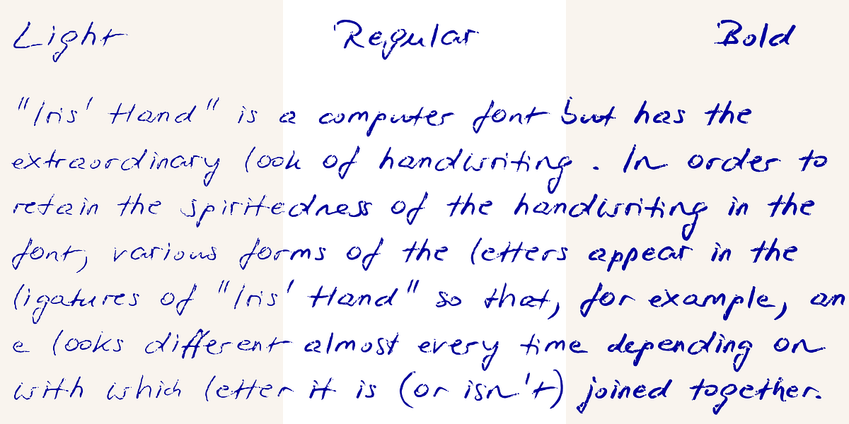 Iris’ Hand, a Handwritten Font by ingoFonts (Photo 6 of 9)