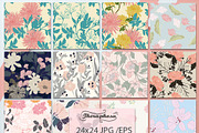 23JPG/EPS seamless floral pattern, a Pattern Graphic by Theraphosath (Thumbnail 2 of 7)