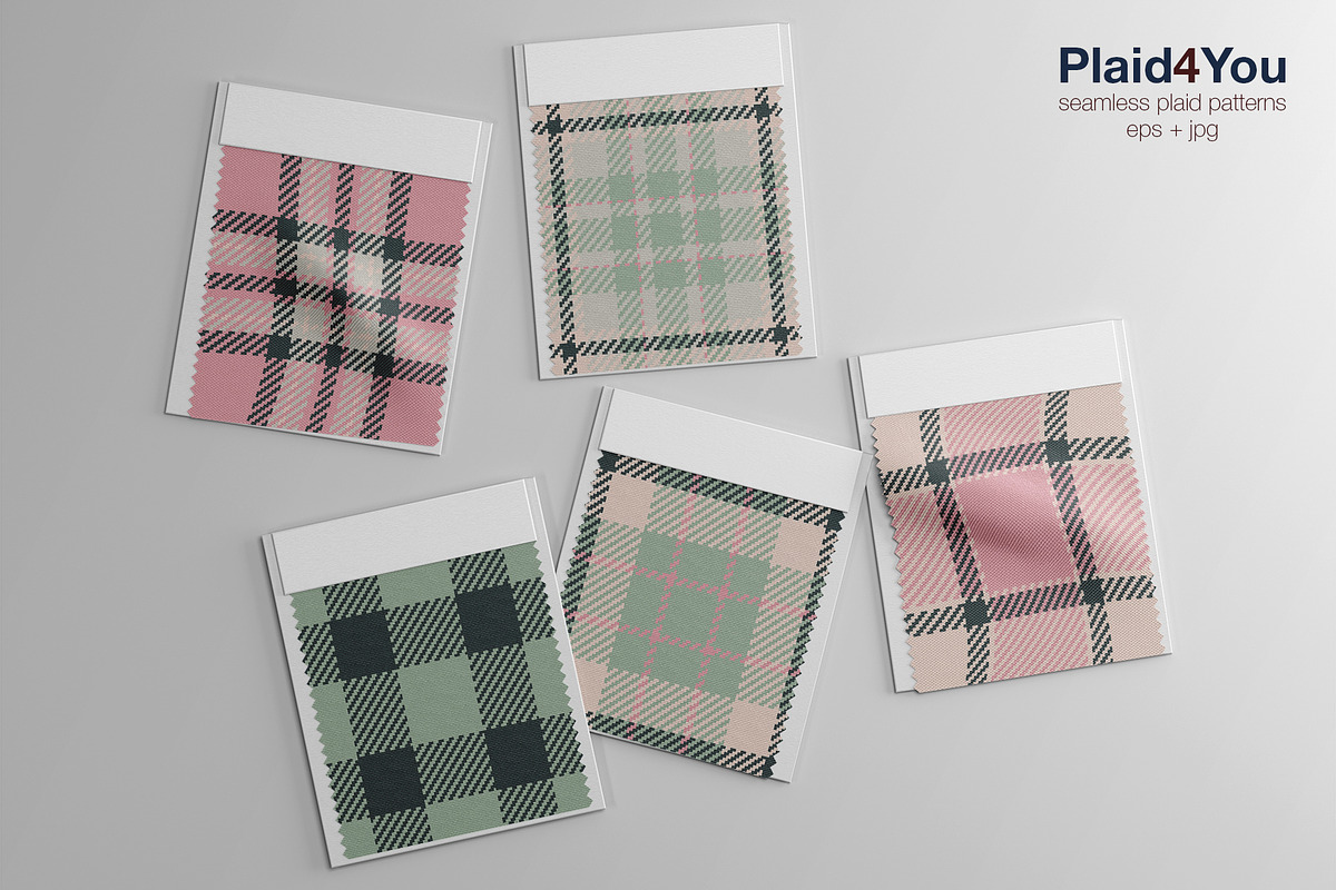 #218 Pastel Plaids, a Pattern Graphic by Plaid4You (Photo 5 of 5)