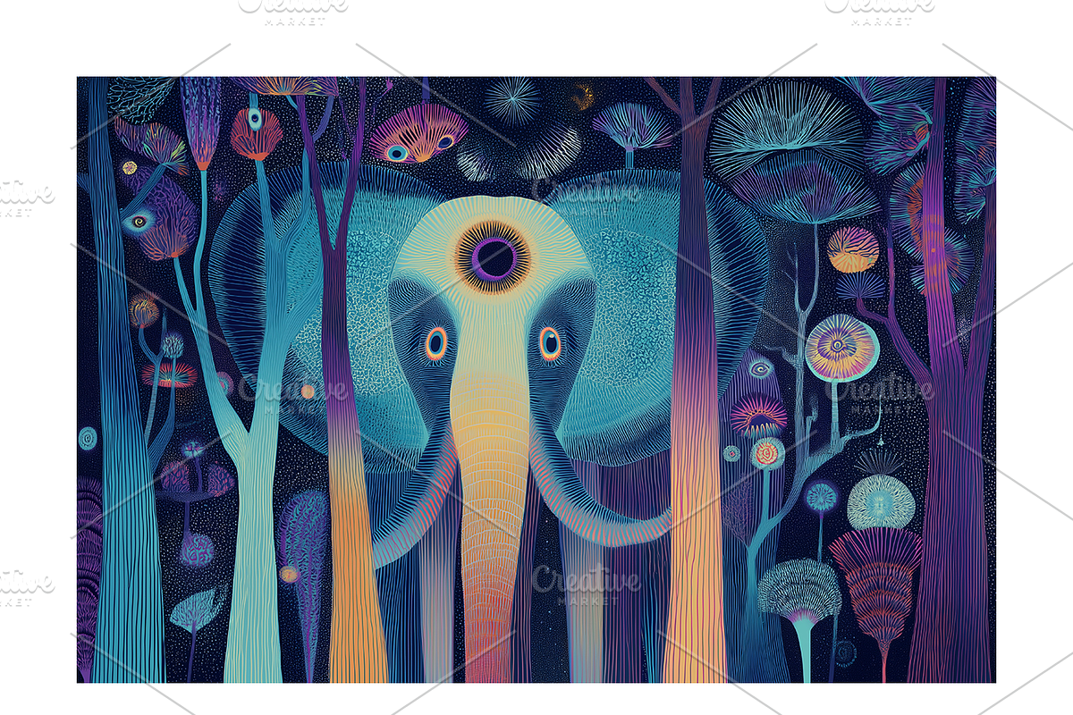 Enod. Enchanted Forest Animal Spirit, an Animal Illustration by milatovar (Photo 14 of 19)