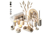 Bathroom accessories decorative set, an Object 3D Model by Archidizer (Thumbnail 1 of 8)