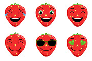 Strawberry Emoticons / Emoji, an Emoji Icon by land art (Thumbnail 4 of 5)