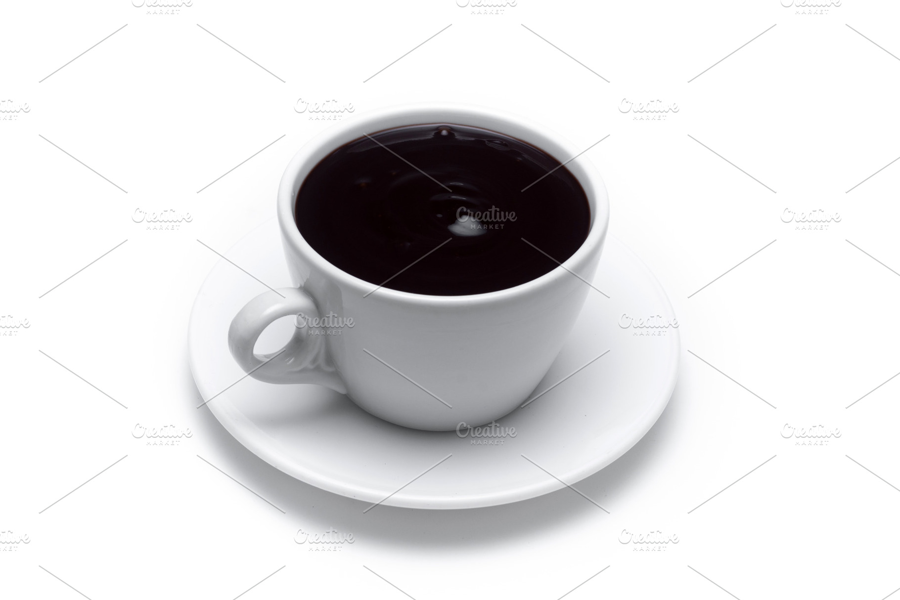 White cup of hot chocolate, a Food & Drink Photo by etorres69