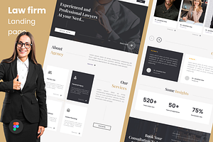 Law Firm Landing Page Template