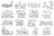 Coloring book cartoon kids bundle, an Illustration by Bubert Art (Thumbnail 4 of 4)