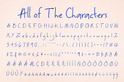 CS Bamille – Handwriting Font, a Handwritten Font by Craft Supply Co. (Thumbnail 8 of 8)