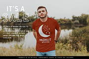 Bella Canvas 3413 Male Model Mockup, a Shirt Mockup by Moonlit Mocks (Thumbnail 5 of 6)