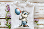 Summer Teddy Bear Clipart, an Illustration by OK Design (Thumbnail 5 of 6)