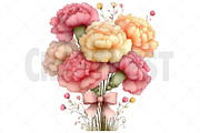 Whimsical Mother's Day Flowers Clipa, an Illustration by Craft Nest (Thumbnail 10 of 12)