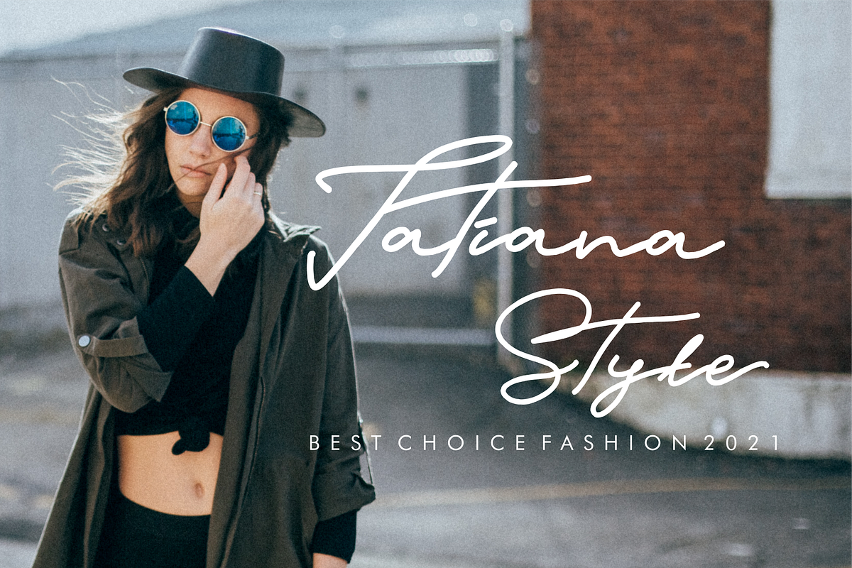 Satdam - Signature Script, a Script Font by Vroz Studio (Photo 2 of 8)