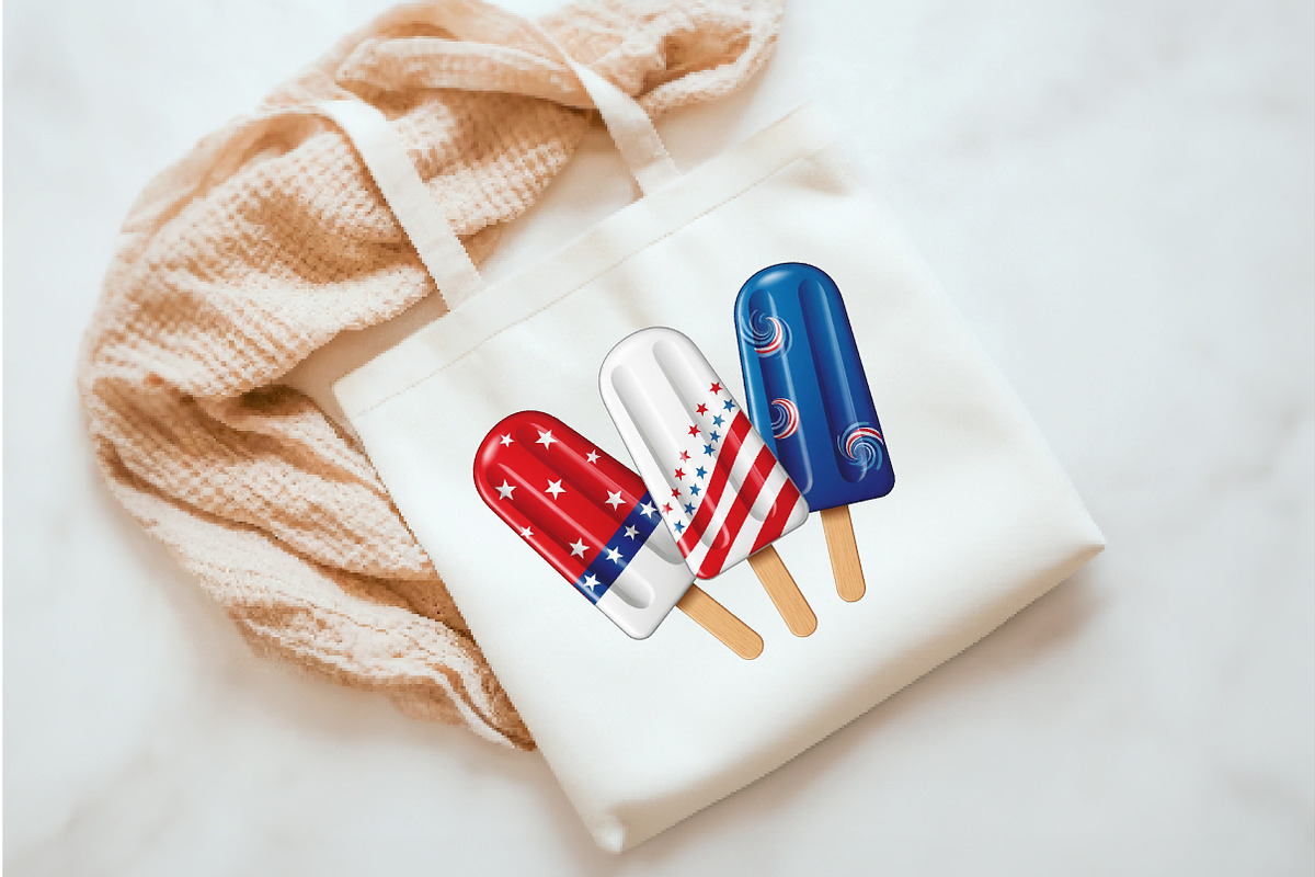 4th of July Sublimation Design, an Illustration by Watercolor design (Photo 3 of 3)