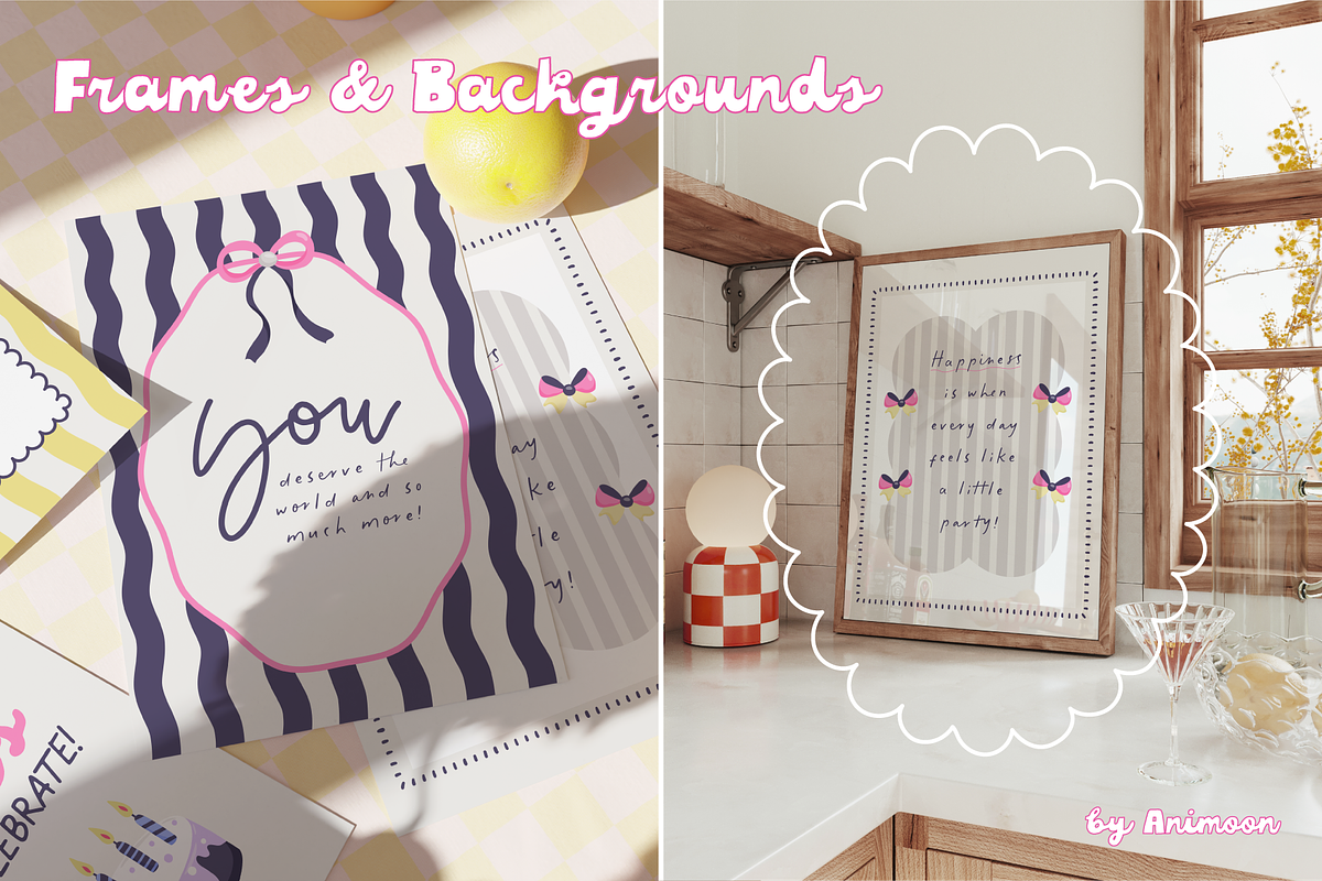 Funny Party Graphics Collection, an Object Graphic by Animoon (Photo 8 of 17)
