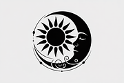 sun and moon surrounded by flowing, an Illustration by Amazin_art (Thumbnail 10 of 25)