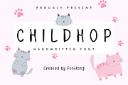 Childhop - Playful Handwritten Font, a Handwritten Font by overlaytemplates (Thumbnail 1 of 5)