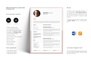 Modern Resume Template with Photo, a Resume Template by GraphicFlava (Thumbnail 1 of 7)