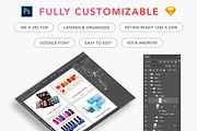 Natural Beauty & Spa Salon UI Kit, an UI Kit Template by App Innovation (Thumbnail 4 of 12)