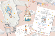 Sky Dreams. Watercolor animals, an Animal Illustration by AlineArtStore (Thumbnail 2 of 12)