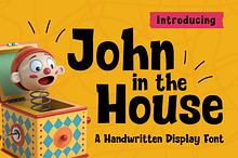 John in the House | Handwritten Font