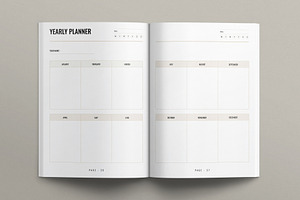 Planner Layout Design Template