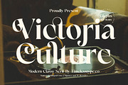 Victoria Culture Modern Serif, a Serif Font by timelesstype.co (Thumbnail 1 of 20)