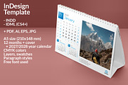 Desk Calendar 2027 (DC009-27), a Stationery Template by mikhailmorosin (Thumbnail 2 of 9)
