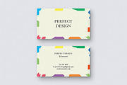 Colored Spots Business Card Template, a Business Card Template by Perfect Design (Thumbnail 1 of 3)