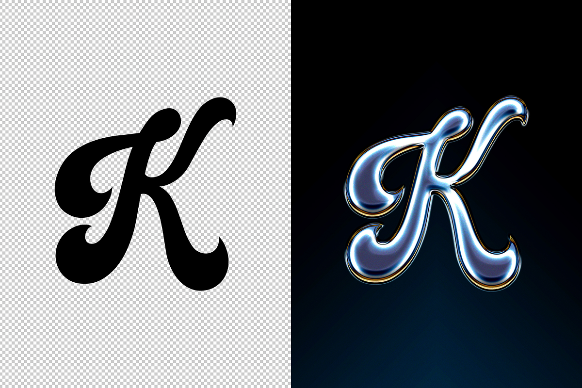 Iridescent Chrome Text Effect, a Layer Style Add-On by Design Squad (Photo 4 of 7)