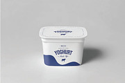 Plastic Yoghurt Packaging Mockup, a Packaging Mockup by DesignRushMarket (Thumbnail 2 of 2)