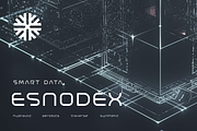 Osrega Tech Font, a Sans Serif Font by baqoos (Thumbnail 2 of 7)