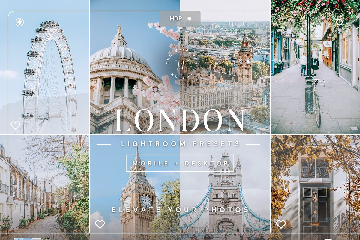150+ Euro Summer Lightroom Presets, a Preset Add-On by TheWayfarerShoppe (Photo 4 of 10)