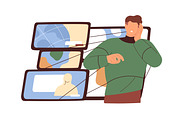 Manipulation and control concept, a Person Illustration by Good Studio (Thumbnail 6 of 8)