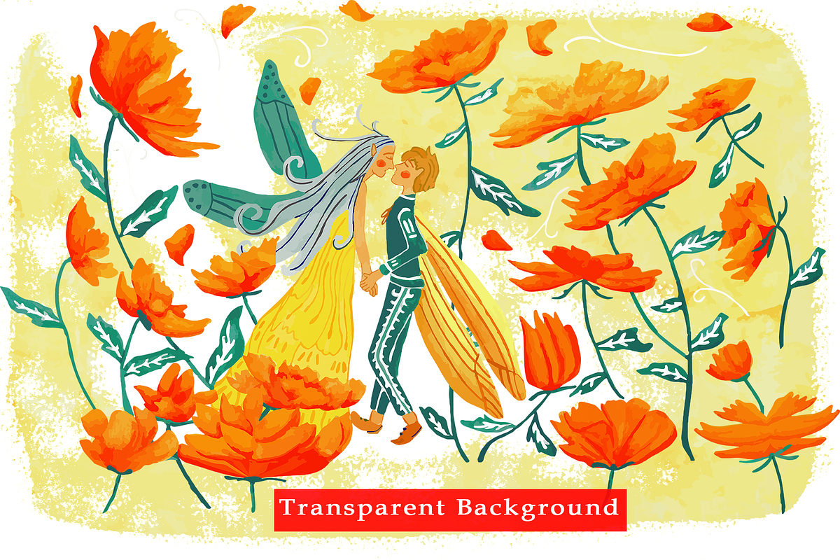 Fairy Under The Flowers, an Illustration by Arie Clares (Photo 3 of 7)
