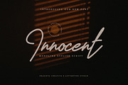 Innocent Script, a Script Font by Lettertype Studio (Thumbnail 1 of 10)