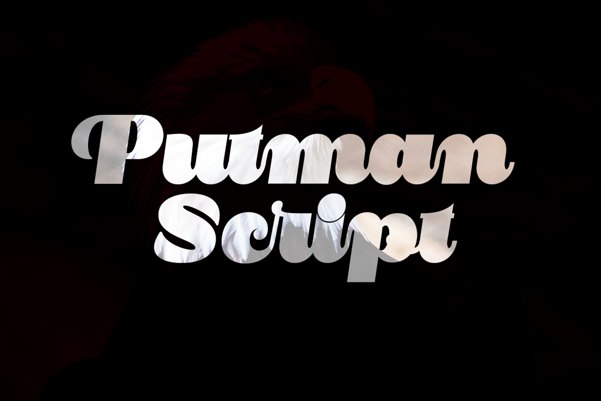 Putnam Script, a Script Font by artisans (Photo 1 of 6)