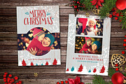 Christmas Card - Rustic Cottage, a Card Template by Nathan Knight Design (Thumbnail 1 of 3)