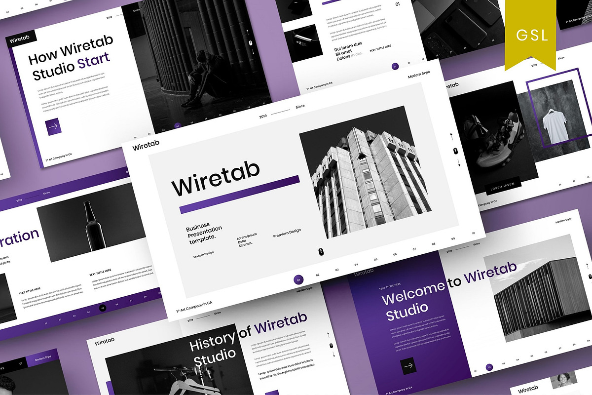 Wiretab – Business PowerPoint, a Presentation Template by Dens Creative Studio (Photo 1 of 6)