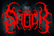 GOREZ DEATH METAL FONT, a Blackletter Font by Fonday Studio (Thumbnail 2 of 9)