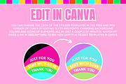 Neon Shipping Sticker Templates, a Marketing Template by SunshineStudioBoutique (Thumbnail 3 of 10)